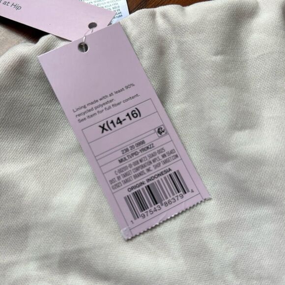 NWT Wild Fable Size X (14-16) Side-Tie Brown Swirl Pattern Bikini Swim Bottom - Picture 6 of 7